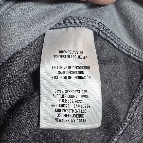 New Mens Spyder Empire Fleece Pockets Jacket Gray/grey S Full Zip - Picture 6 of 12